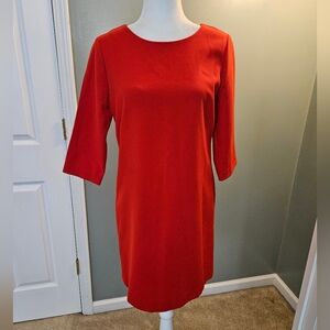 GAP Women's Size 6 Six True Red Midi Dress